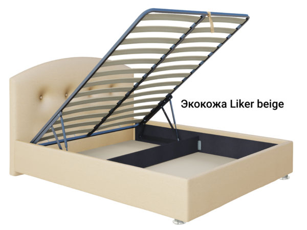 Кровать Promtex Элва Сонте с подъёмным механизмом Liker beige