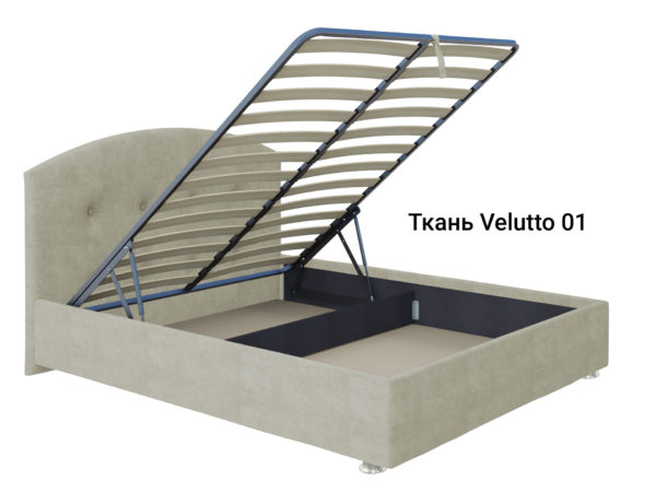 Кровать Promtex Элва Сонте с подъёмным механизмом Velutto-01