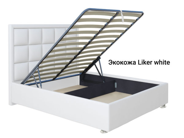 Кровать Promtex Келлен с подъёмным механизмом Liker white