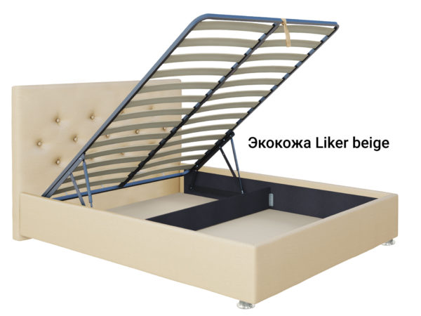 Кровать Promtex Лиора с подъёмным механизмом Liker beige