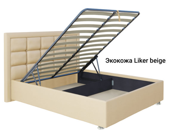 Кровать Promtex Оллер с подъёмным механизмом Liker beige