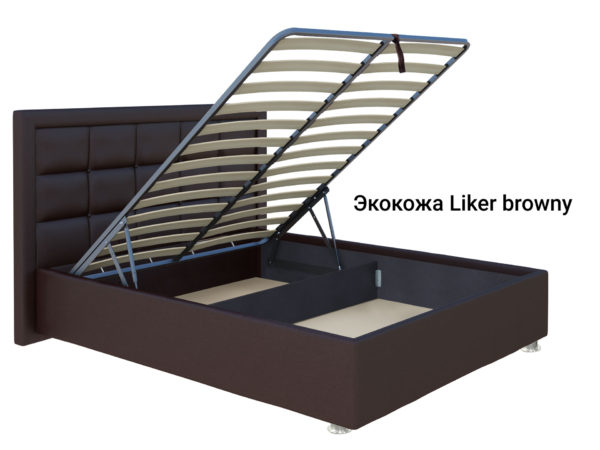 Кровать Promtex Оллер с подъёмным механизмом Liker browny
