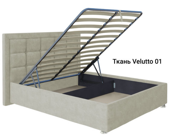 Кровать Promtex Оллер с подъёмным механизмом Velutto-01