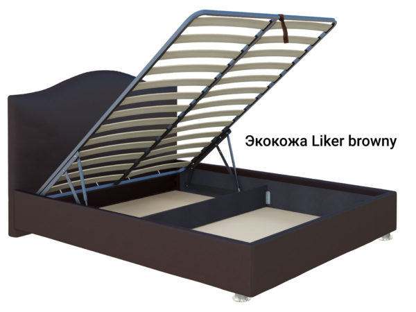 Кровать Promtex Ренса с подъёмным механизмом Liker browny