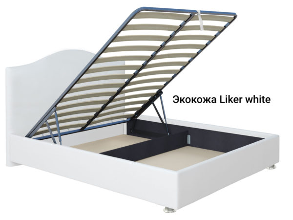 Кровать Promtex Ренса с подъёмным механизмом Liker white