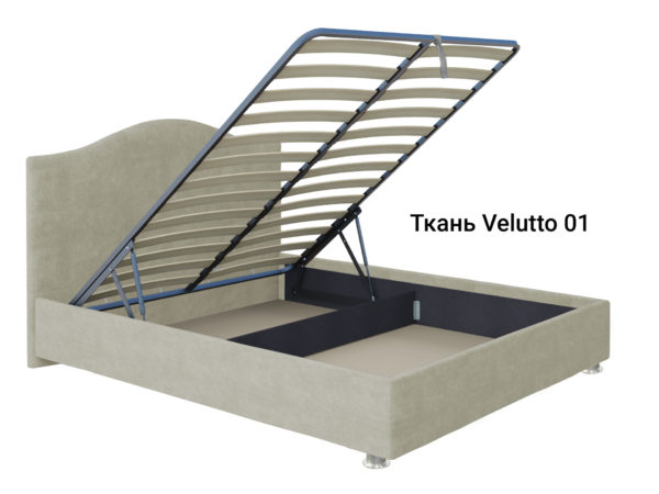 Кровать Promtex Ренса с подъёмным механизмом Velutto-01